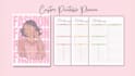 design printable planner, digital planner, calendar, tracker and journal design