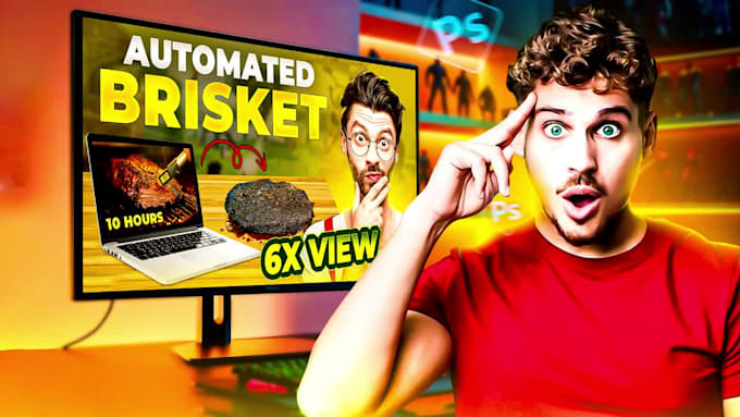 design amazing clickbait youtube thumbnails to boost your views