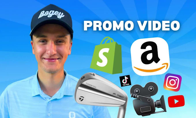 create a promo video for your golf brand