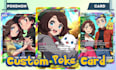 draw custom pokemon trainer for tcg pokemon card and fakemon