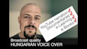 do a professional hungarian voice over for you