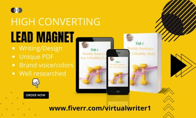 create a lead magnet for your target audience