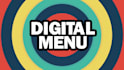 design a digital menu, digital screen, menu board, or animated menu