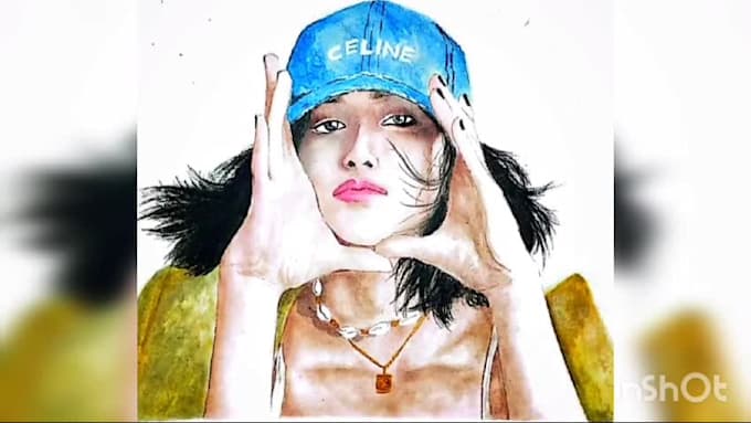 paint your picture by hand, realistic portrait painting for you