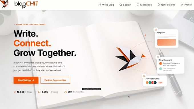 build a full stack web application using nextjs, react and nodejs
