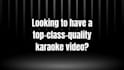 make a perfect sync full HD karaoke lyrics sing along video