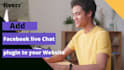 add facebook live chat plugin to your website