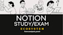 create a notion study or exam tracker dashboard for students