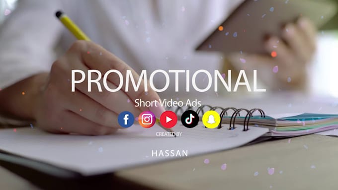 create promotional sale ad video for facebook insta shopify
