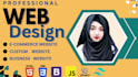 be your front end web developer using html, css,bootstrap, js