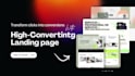 design wordpress landing page squeeze page elementor landing page sales page