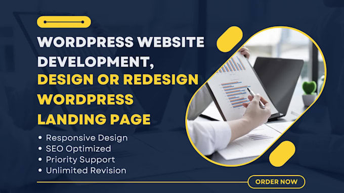 do wordpress website development, design redesign wordpress landing page