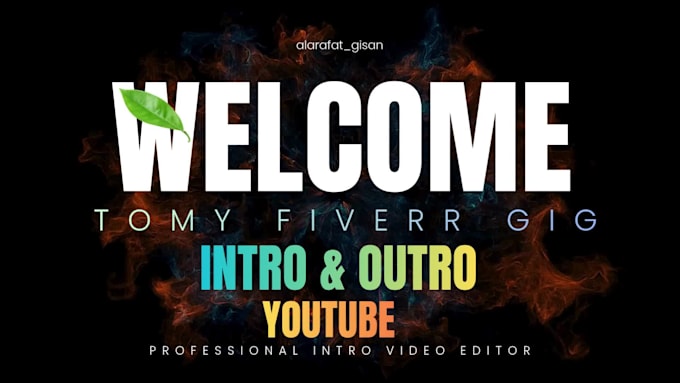 design creative intro animation for youtube