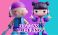 create stylized 3d toys, custom cartoon models for games and collectibles