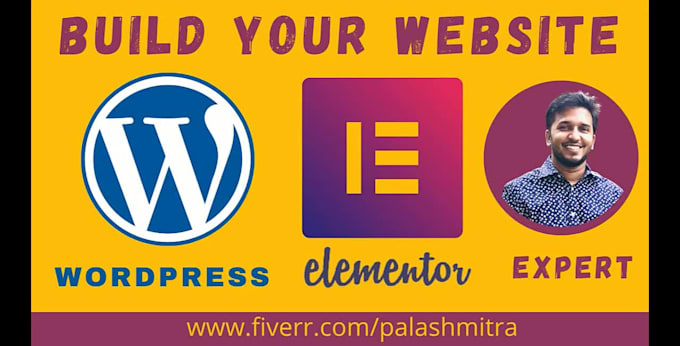 build a simple website and cheap landing page by wordpress elementor