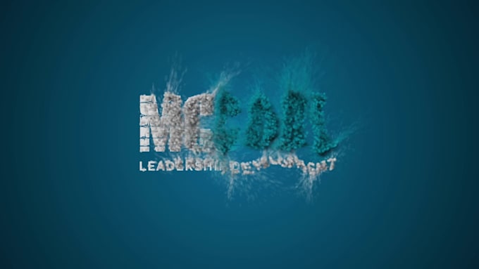 create energetic particle stylish and 3d logo animation