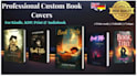 design kdp book cover, kindle book cover, ebook cover design