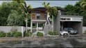 give 3d exterior design having 3d exterior rendering and 3d animation