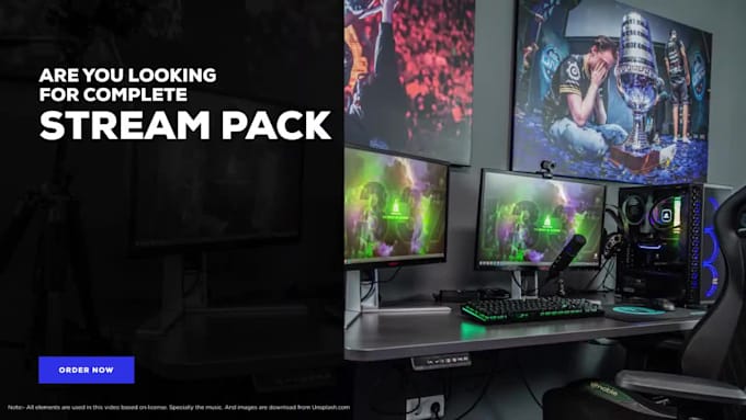 design the best animated stream package for you