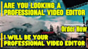 do professional video editing