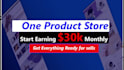 create 30k profits one product shopify store