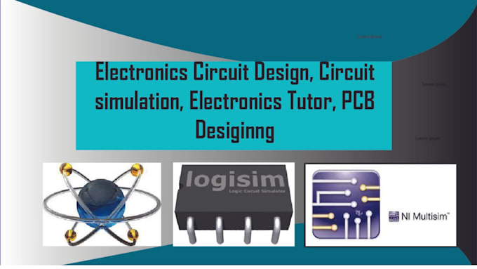 do electronics circuit designing, analysis and pcd designing
