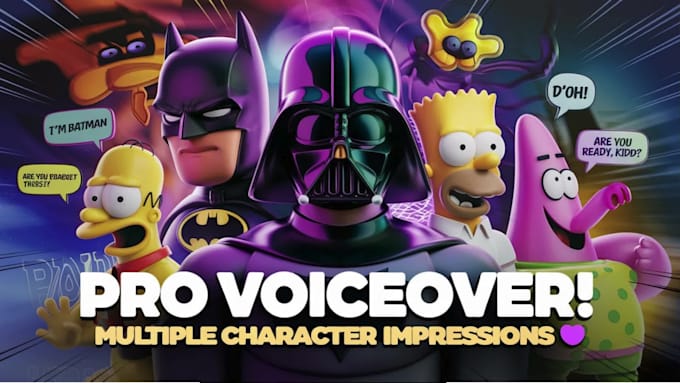 do any character voiceover narration