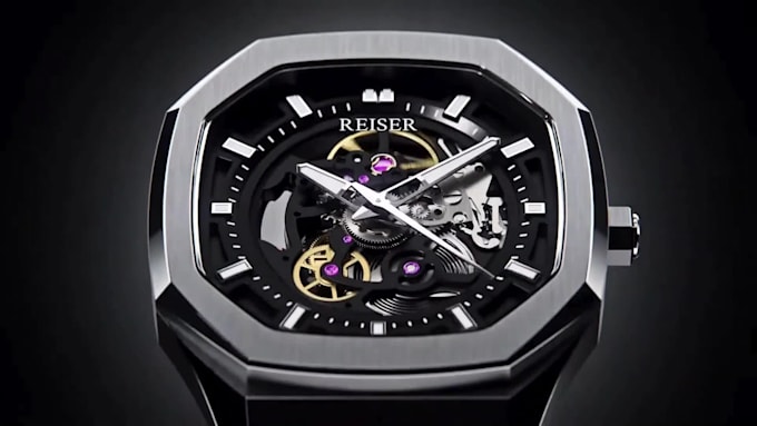 Do realistic 3d watch animation, 3d watch modeling, 3d watch design, 3d ...