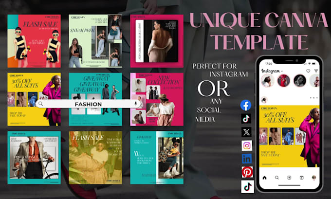Design unique canva templates for your social media by Oanastrambeanu ...