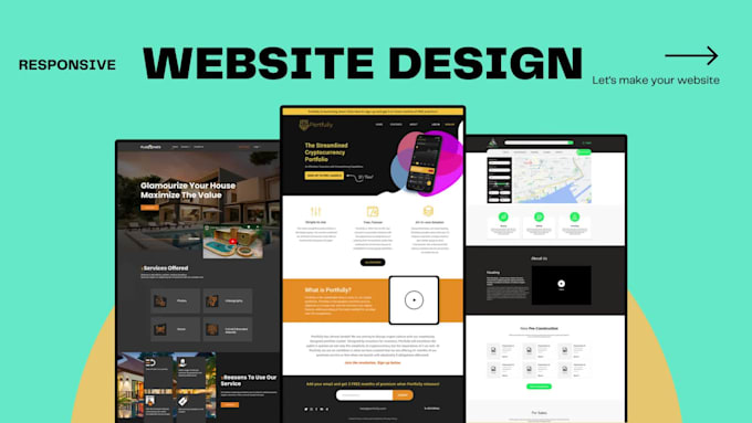 design and develop modern website with latest technologies