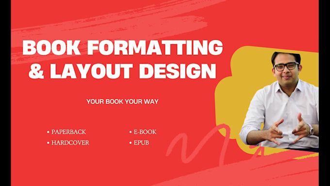do book formatting and layout design of ebook paperback kdp kindle manuscript