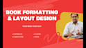 do book formatting and layout design of ebook paperback kdp kindle manuscript