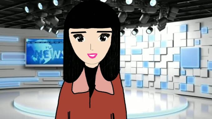 create cute 2d animated characters based on your script