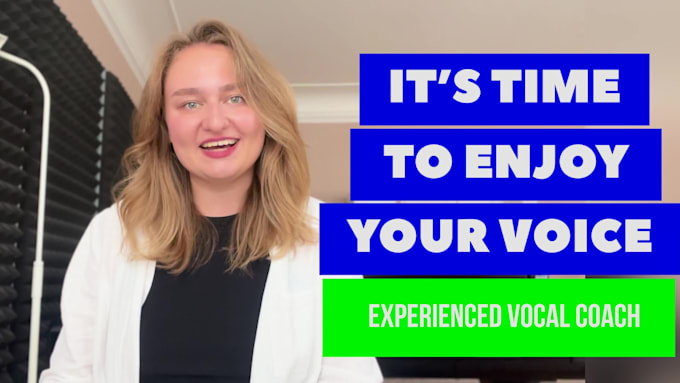 teach you to enjoy your own voice, singing lessons with a professional singer