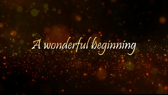 design a custom wedding invitation video