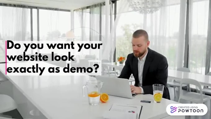 install wordpress just like the demo
