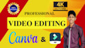 edit your videos professionally in canva pro and filmora
