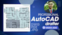 create 2d floor plan, shop drawings using autocad and revit