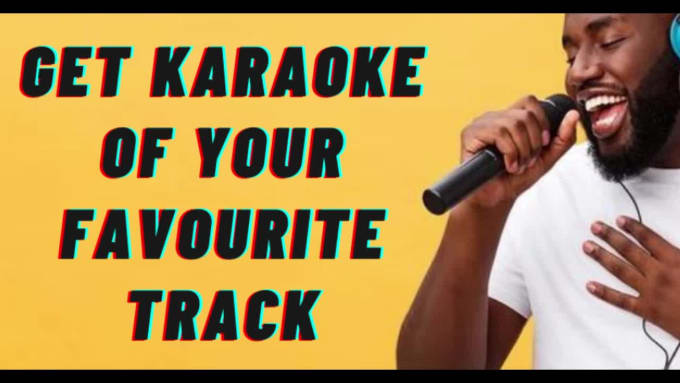 Hire a freelancer to create karaoke  track by removing vocals from the song