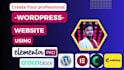 create or redesign wordpress website using elementor pro and crocoblock
