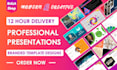 create a professional powerpoint presentation or powerpoint template design