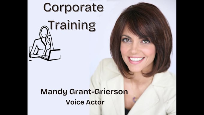 record a corporate training voice over