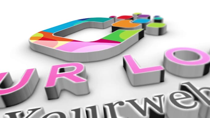 create 3d logo animation intro video