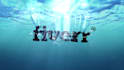 create this underwater logo animation