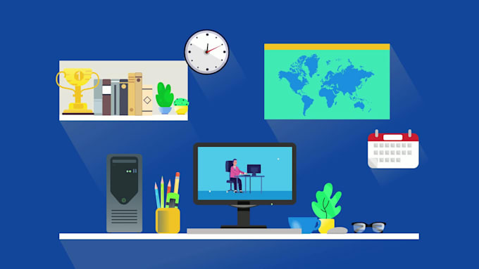 create 2d animation explainer video, 2d animated marketing videos