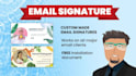design a clickable HTML email signature or email footer