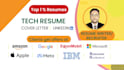 review your tech and engineering resume, build and update CV writing