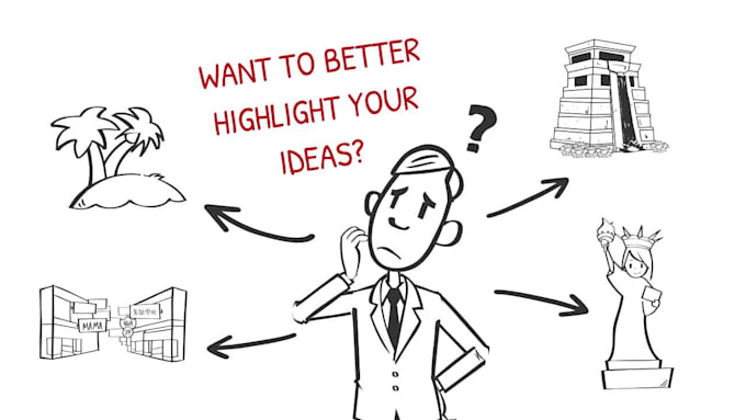 create a high quality custom sales and info whiteboard animated explainer videos