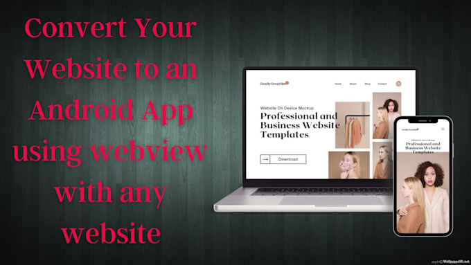 convert your website to an android app using webview