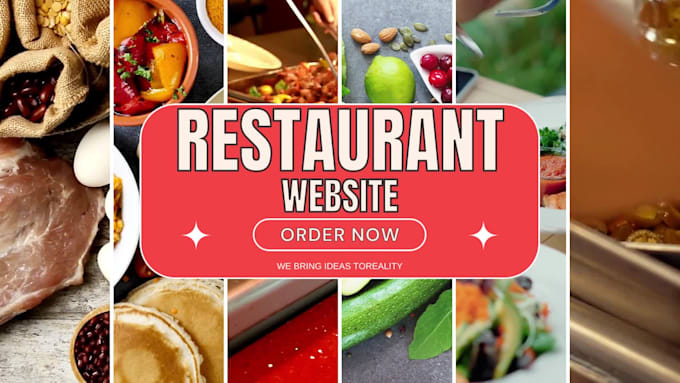 set up wordpress landing page design restaurant website